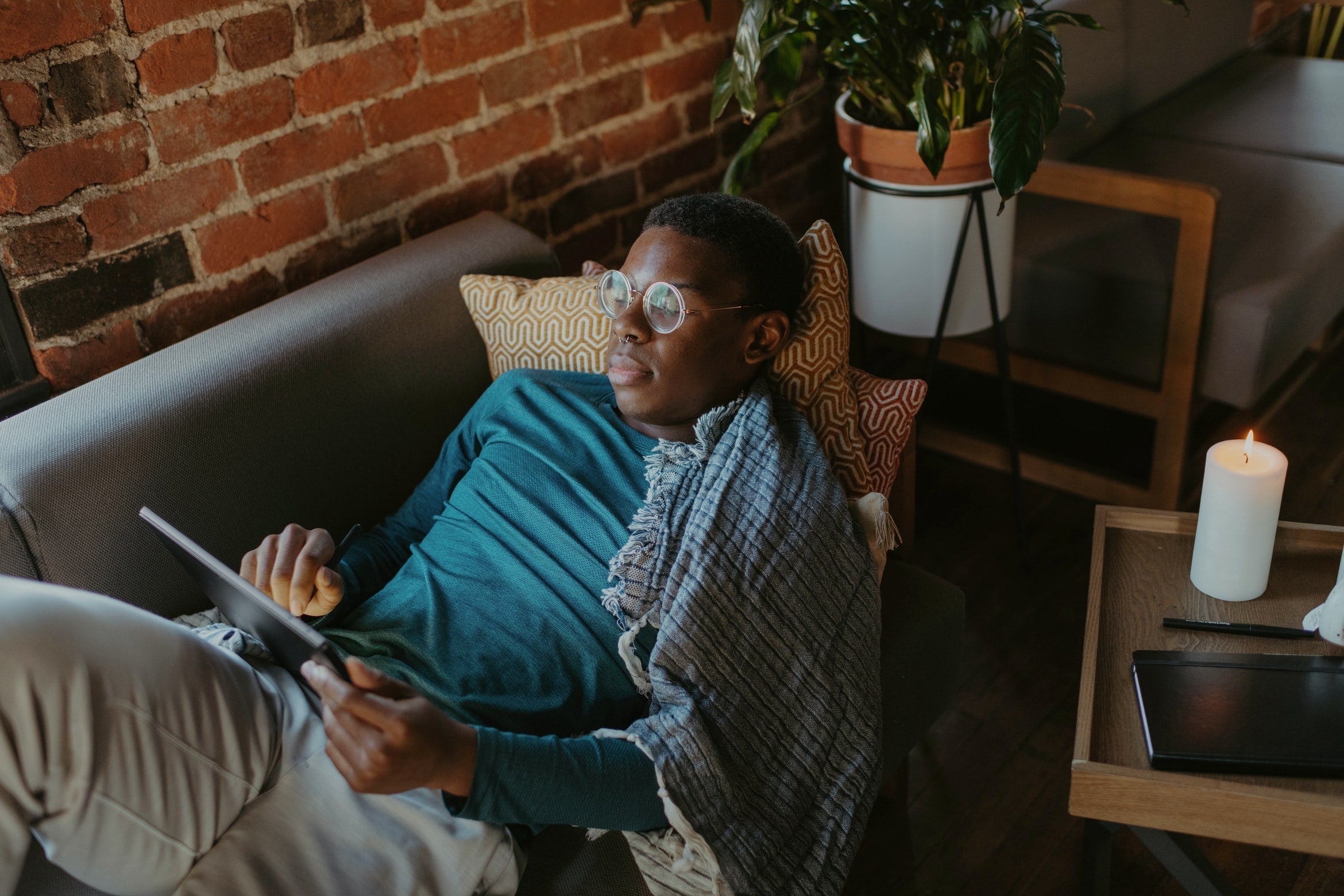 Man on laptop
